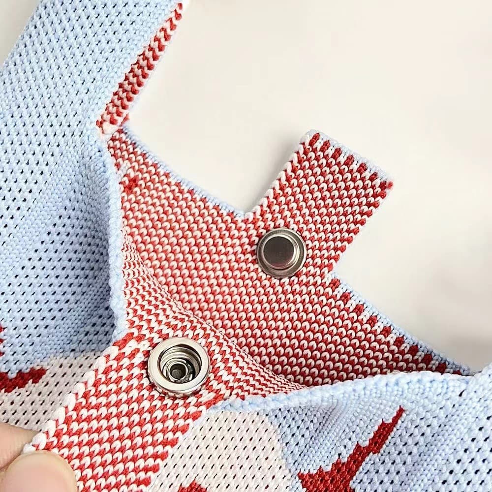 ミニバッグ キュートビーズハンドル刺繍ミニバッグ