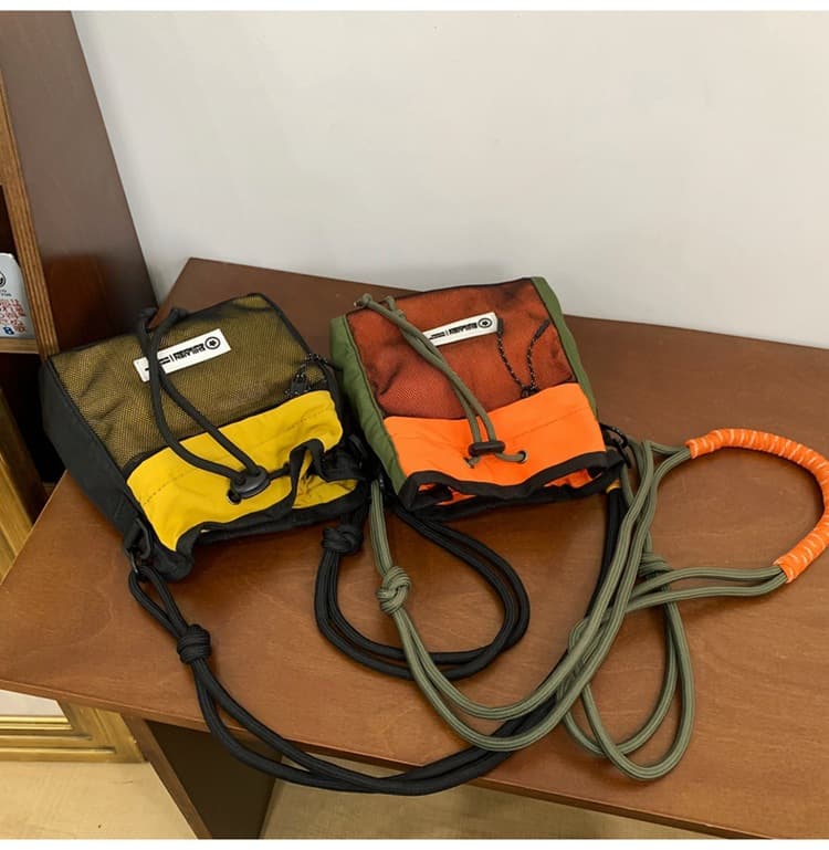 ミニバッグ ミニバッグ メッシュポケット ミニショルダー