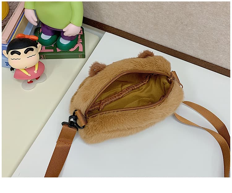 ミニバッグ ミニバッグ ふわもこクマさんポシェット