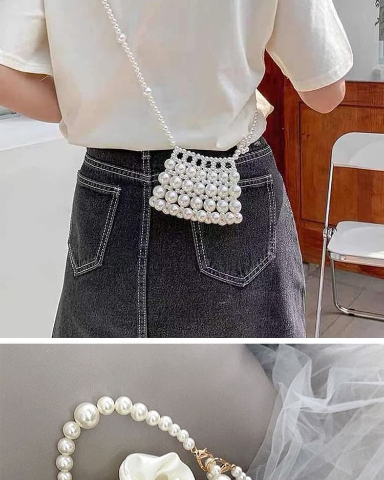 ミニバッグ 真珠編みミニバッグコレクション